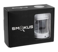 SMOKUS Focus Aufbewahrungsglas mit Licht weiß