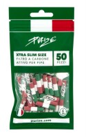 PURIZE Xtra Slim Aktivkohlefilter 6mm  "ITALY" 50er
