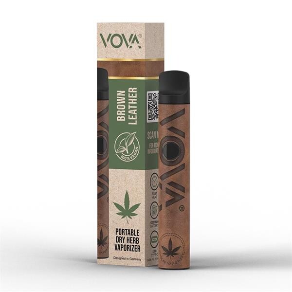 VOVA Vaporizer "BROWN LEATHER"