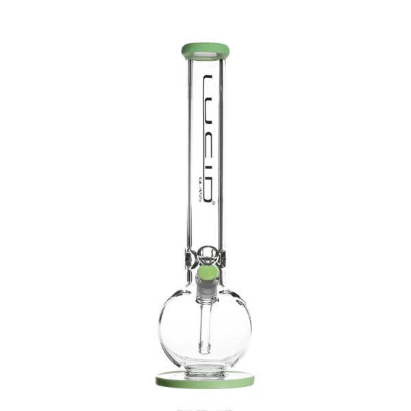 Lucid Bong Bauch und Standfuß Milky Green 45cm