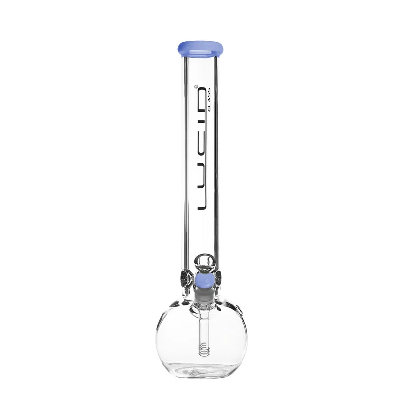 Lucid Bong mit Bauch Milky Blue