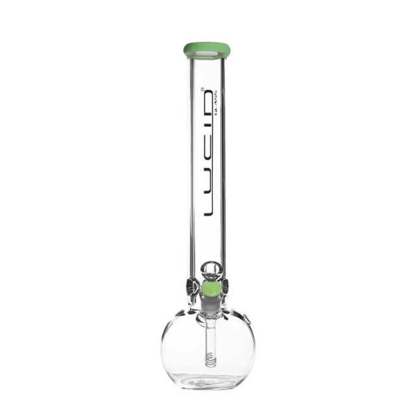 Lucid Bong mit Bauch Milky Green