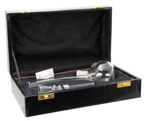 Glas-Bong "Bubble Long Neck Mini" im Koffer