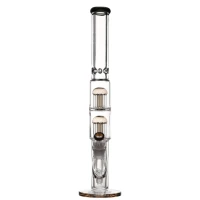 Lucid Bong 9mm Percolator Amber
