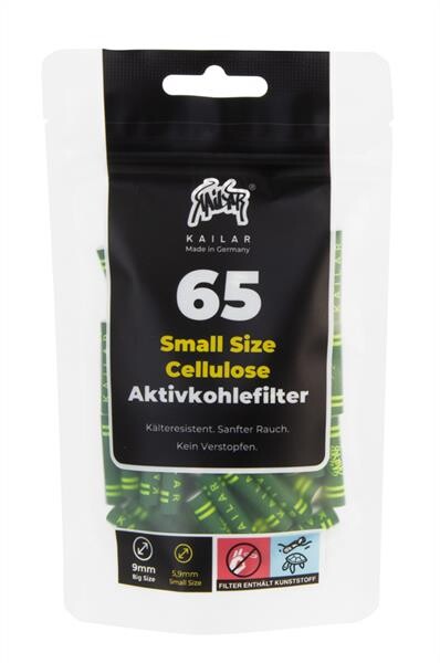Kailar Cellulose Aktivkohlefilter 5,9mm Grün 65...