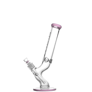 Lucid 7mm Bong Curved 36cm Milky Pink