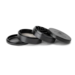 HIZN Alu Grinder 4-teilig schwarz XL