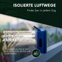 HIZN Nanu Vaporizer Arctic Blue