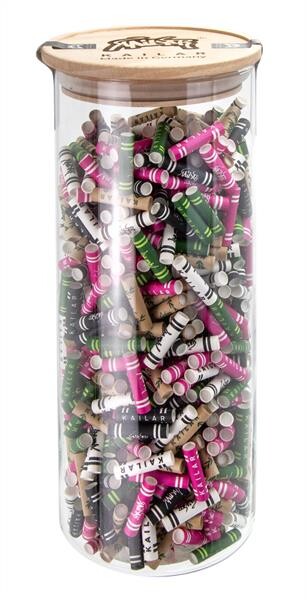 Kailar Cellulose Aktivkohle-Filter Slim ø 5,9mm, BUNT MIX 825er Glas