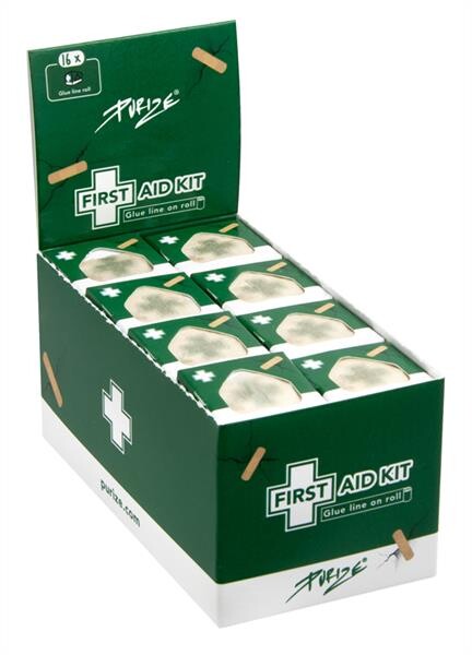 PURIZE First Aid Kit Glue Line Roll Klebestreifen 2cmx2m