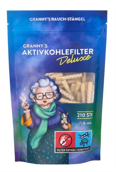 GRANNYS Weed Deluxe Aktivkohlefilter ø 6mm, 210er...