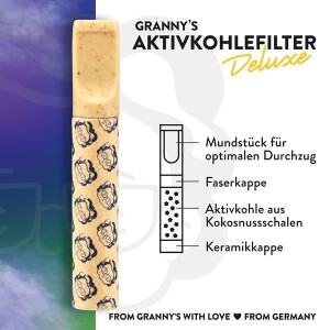 GRANNYS Weed Deluxe Aktivkohlefilter ø 6mm, 210er Packg.