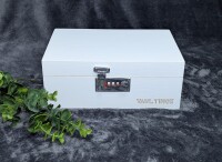 Bambus Stonerbox inkl. Grinder und Zubehör Weiß