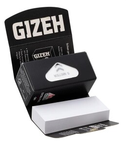 Gizeh EXTRA FINE (Black) Rolls Slim (44mm) + Tips
