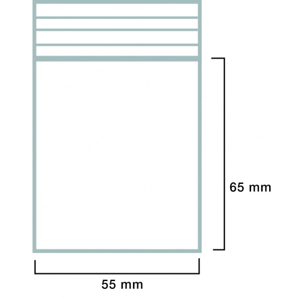 Tütchen - extra dick 55x65