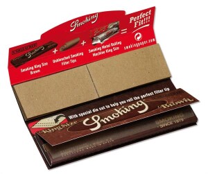 Smoking BROWN Unbleached King Size+Filtertips
