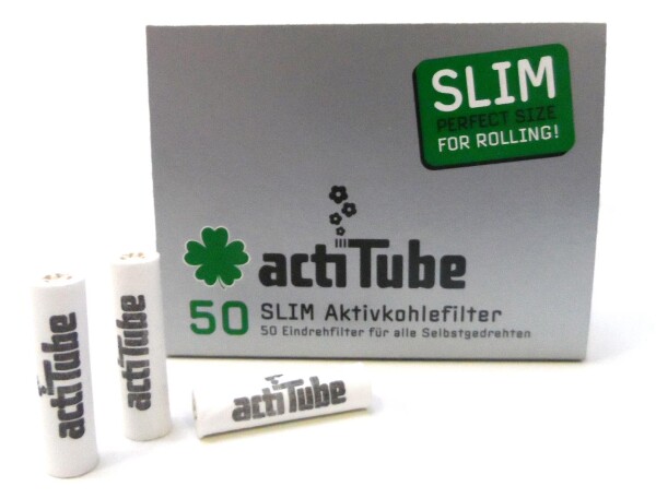 50 actiTube SLIM Aktivkohlefilter