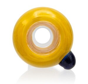 Glas Steckkopf Gelb