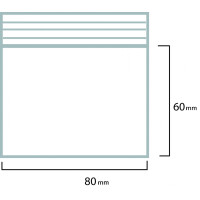Tütchen 80x60 grüner Rand